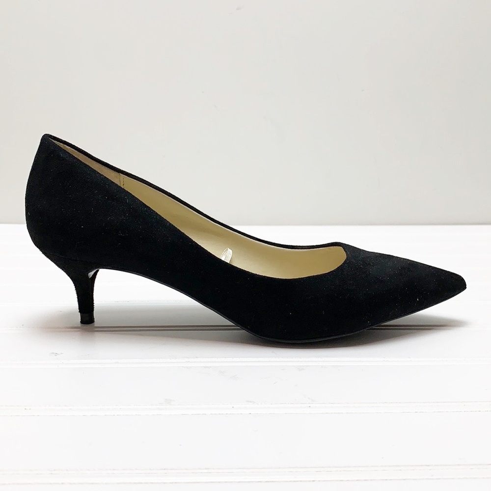 Zara Basic black classic pointed toe pumps 38